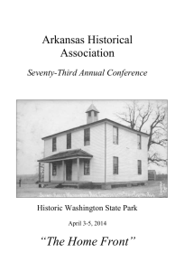 Historic Washington State Park - Arkansas Historical Association