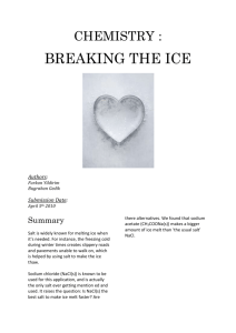 breaking the ice