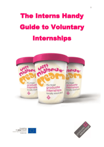 What is a Voluntary Intern?