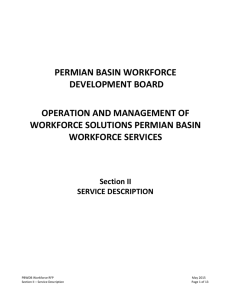 service description - Workforce Solutions Permian Basin