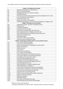 List of 2006 Local Plan First Review Policies Superseded by
