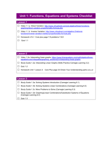 Math 2 Module Checklist 8-12