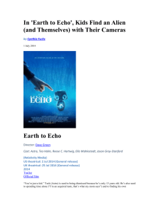 Earth to Echo - Cloudfront.net