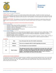 RAMMP Strategy: (Word 2007/docx)