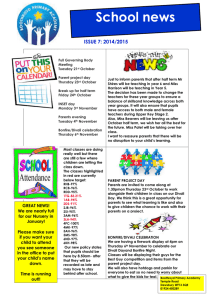 newsletter issue 7 - Boothroyd Primary Academy