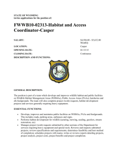 FWWB10-02313-Habitat and Access Coordinator