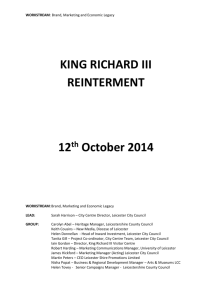 King Richard III marketing strategy