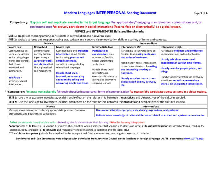 interpersonal-cultural-scoring-document