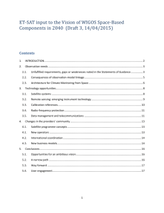 “Vision of WIGOS Space-based components in 2040”.