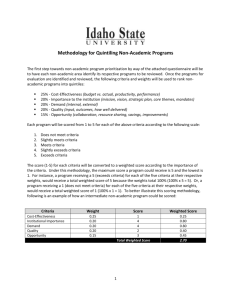 Administrative (Non-Academic) Program Review