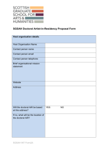 Host Organisation AiR Proposal Form
