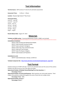 Test Information - Wayzata Public Schools