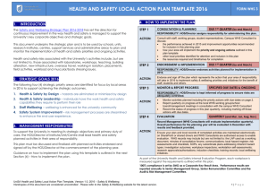 Local Action Plan Template 2015