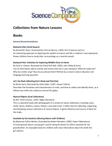 Collections from Nature Lessons