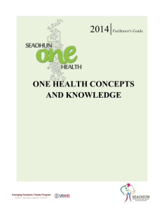 One Health Concepts and Knowledge