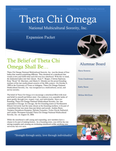 Theta Chi Omega National Multicultural Sorority, Inc