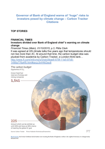 Bank of England echoes Carbon Tracker warnings