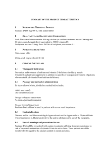 Recikalc-D film-coated tablet ENG SmPC