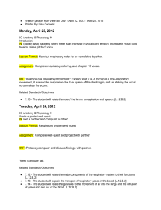 Weekly Lesson Plan View (by Day) - April 22, 2012