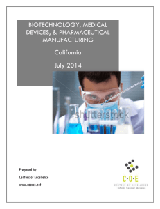 Biotechnology, Medical Devices, & Pharmaceutical Manufacturing