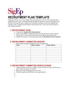 Recruitment Plan Template