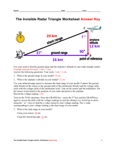 The Invisible Radar Triangle Worksheet Answer Key