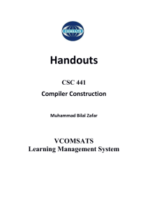 CSC441-Handouts - CIIT Virtual Campus: Digital Library