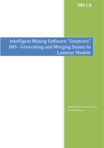 Generating and Merging Seams In Laminar Models