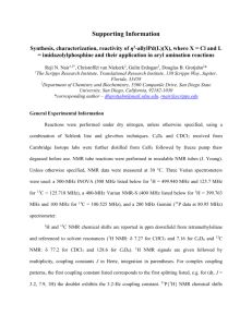 Supporting Information Synthesis, characterization, reactivity of η 3