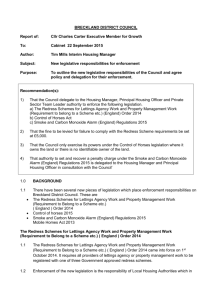 New Legislative Responsibilities for Enforcement DOCX 41 KB