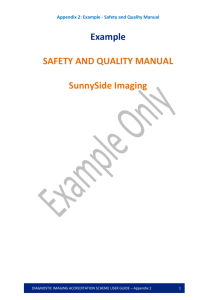 2. Example Safety and Quality Manual