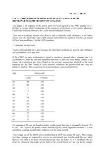 DCLG (11) 83 - Reference Scheme Sensitivity Analysis