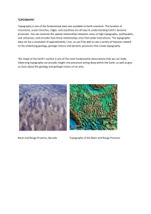 Discover Our Earth Topics-Topography
