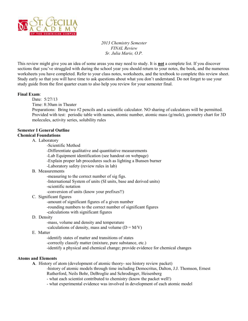 review-sheet-for-chemistry-first-semester-final