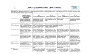 Ethical reasoning - Assuring Graduate Capabilities