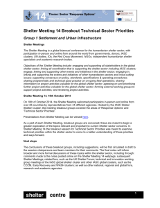 Group 1 Settlement and Urban Infrastructure