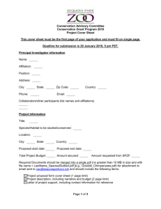 NWTF Project Proposal Form