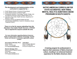 native american curriculum for state accredited, non
