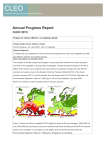 Annual Progress Report CLEO 2013 - CLEO