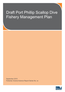 Draft Port Phillip Scallop Dive Fishery Management Plan