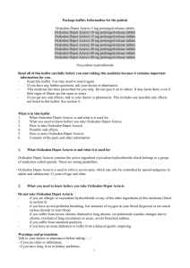 Oxikodon Depot Actavis prolonged