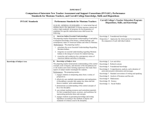 Appendix C: Standards and Performances