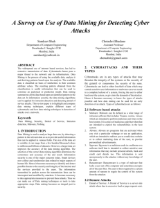 A Survey on Use of Data Mining for Detecting Cyber Attacks