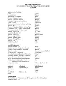 Committee Assignments 2013-14
