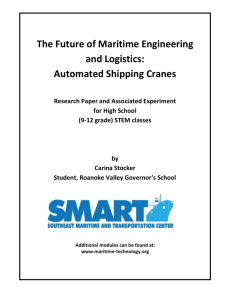 Automated Shipping Cranes (High School)