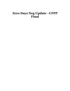 Zero Days Neg Update –CFPP Final - University of Michigan Debate