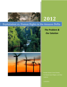 Exploitation vs. Human Rights in the Amazon
