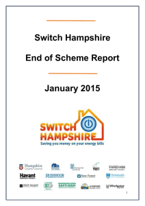 Switch Hampshire was the collective energy switching scheme for