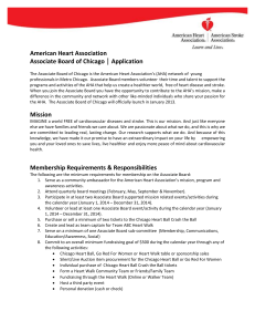 American Heart Association Associate Board of Chicago|Application