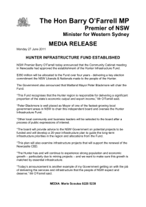 Premier`s MR Hunter Infrastructure Fund 27.6.11